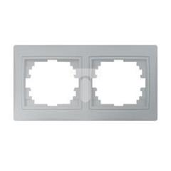 DOMO Ramka podwójna pozioma Srebrny 011470043 24881