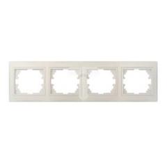 DOMO Ramka poczwórna pozioma Kremowy 011490003 24824