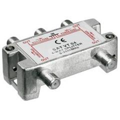 Rozdzielacz sygnału SAT splitter 1x F / 4x F 5-2500MHz 67003