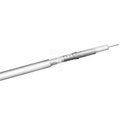 Przewód koncentryczny SAT KK 1,1/4,8 CU biały 67117 /500m/