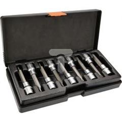 Końcówki Torx na nasadce 100 mm od T20 do T60 zestaw 9 elementów 08-708