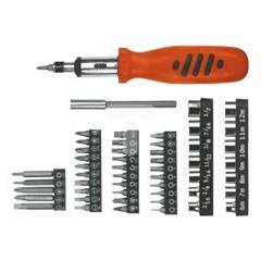 Końcówki wkrętakowe z uchwytem zestaw 52 elementy 39D357