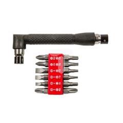 Końcówki wkrętakowe z uchwytem zestaw 13 elementów 39D389