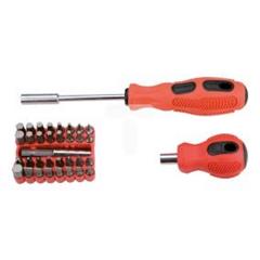 Końcówki wkrętakowe z uchwytami zestaw 35 elementów 39D456