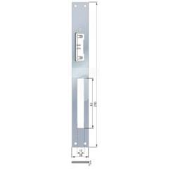 Blacha zaczepowa do elektrozaczepów płaska prawa do elektrorygla 902EP/28-RFT