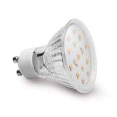 Żarówka LED 15 LED SMD 2835 neutralny biały GU10 4000K 4W 330lm 230V 120st. LD-SZ1510-40