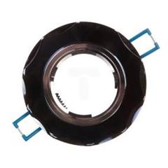 Oprawa punktowa BRILLANTE szkło czarny kryształ okrągła OP-OPROKR-21