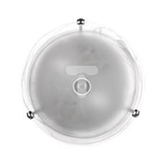 Plafoniera z czujnikiem ruchu biała klosz mleczny 230V AC 2x40W OS-PLCRKM-00