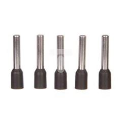 Końcówka tulejkowa izolowana czarna TE 2,5-12 K01 /100szt./