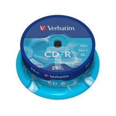 Płyta CD-R VERBATIM 700MB x52 EXTRA PROT /CAKE 25szt./