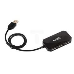 USB HUB NATEC 4-PORT LOCUST USB 2.0 BLACK NHU-0647