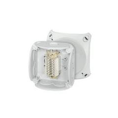 Puszka odgałęźna 93x93x62 7x2,5mm2 CU/AL IP66 szara RK 0207 T 62000173