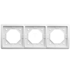 Simon Basic Standard Ramka hermetyczna potrójna IP44 z uszczelką biała BMR3B/11 WMYZ-04321x-1013