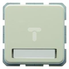 Gniazdo SCHUKO z pokrywą i polem opisowym kremowy podtynkowe IP44 4719