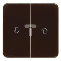 Klawisze z nadrukiem symbolu strzałka brązowy podtynkowe IP44 155221