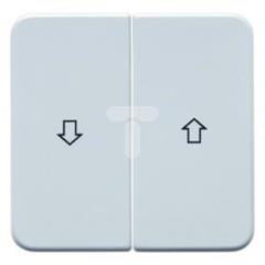 Klawisze z nadrukiem symbolu strzałka śnieżnobiały  podtynkowe IP44 155229