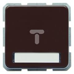 Gniazdo SCHUKO z pokrywą i polem opisowym  brązowy  podtynkowe IP44     471901