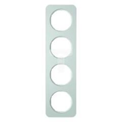 Ramka 4-krotna Berker R.1 alu/biały   10142174