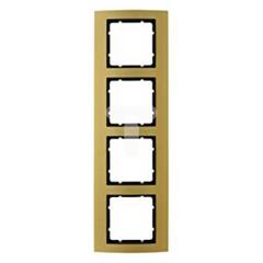 Ramka 4-krotna Berker B.3 alu, złoty/antracyt   10143016