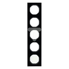 Ramka 5-krotna Berker R.3 szkło, czarny   10152216