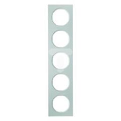 Ramka 5-krotna Berker R.3 alu/biały   10152274