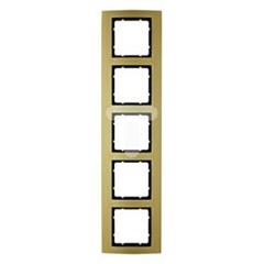 Ramka 5-krotna Berker B.3 alu, złoty/antracyt   10153016