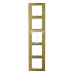 Ramka 5-krotna  złoty/śnieżnobiały  B.3     10153046