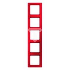 Ramka 5-krotna  czerwony, aksamit  Q.1     10156062