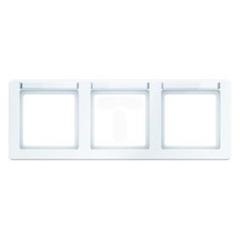 Ramka 3-krotna pozioma z polem opisowym  śnieżnobiały, aksamit  Q.1     10236019