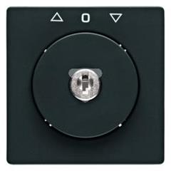 Płytka czołowa z kluczem do ł. żaluzjowego na klucz Q.1/Q.3 antracyt, aksamit 10816086