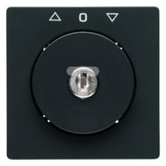 Płytka czołowa z kluczem do ł. żaluzjowego na klucz Q.1/Q.3 antracyt aksamit 10826086