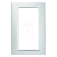 Ramka z dużym wycięciem  alu/śnieżnobiały  B.3     13093904