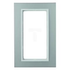 Ramka z dużym wycięciem Berker B.7 alu/biały   13096914