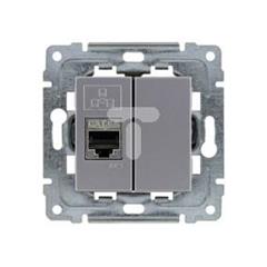 DANTE Gniazdo komputerowe RJ45 kat.6 ekranowane inox 454166