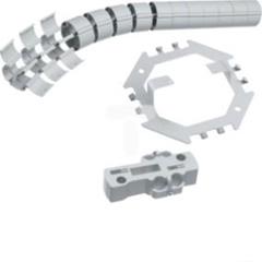 Zestaw osłony elastycznej z adapterami i podstawą do biurka 800mm antracyt G71117021