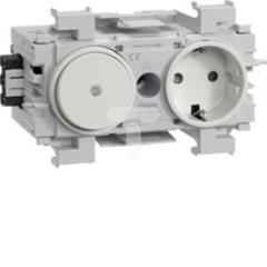 Gniazdo Schuko przeł.wtyk zac.mont.front kre GS11019001