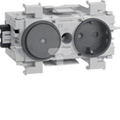 Gniazdo Schuko przeł.wtyk zac.mont.front ant GS11019011