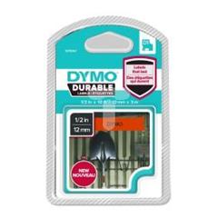 Taśma do drukarek D1 Durable 12mm x 3m czarny/pomarańczowy 1978367