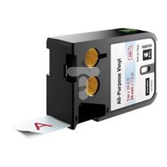 Taśma winylowa trwała do drukarek XTL 24mm x 7m czerwona na przezroczystym 1868748