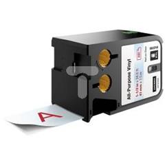 Taśma winylowa trwała do drukarek XTL 41mm x 7m czerwona na przezroczystym 1868749