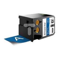 Taśma winylowa trwała do drukarek XTL 54mm x 7m biały na niebieskim 1868780