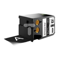 Taśma winylowa trwała do drukarek XTL 54mm x 7m biały na czarnym 1868800