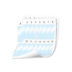 Etykiety laminowane na kable i przewody XTL 24x103mm do drukowania na standardowych drukarkach laserowych arkusz A4 1908554