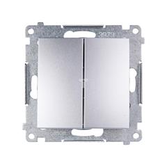 Simon 54 Łącznik hermetyczny świecznikowy IP44 srebrny mat DW5B.01/43 WMDL-550xxx-043