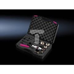 Ręczny dziurkownik hydrauliczny z wycinakami do blachy zestaw walizkowy M16-M40 4055.070