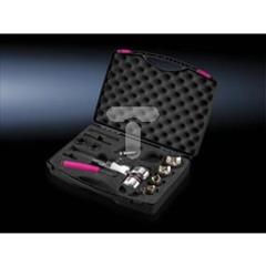 Ręczny dziurkownik hydrauliczny z wycinakami do blachy zestaw walizkowy M16-M40 4055.080