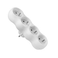 Rozgałęźnik wtyczkowy  4-gniazda z/u R-40CA