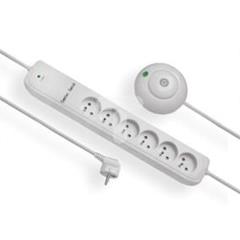 Przedłużacz ECONOMIC 6-gniazd z/u 3m z wyłącznikiem nożnym EPS-603WN