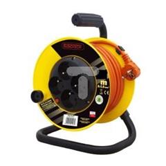 Przedłużacz bębnowy 4-gniazda z/u 25m /OMY 3x1,5/ mały bęben PZB1-40-25Y