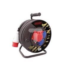 Przedłużacz bębnowy STRONG 20m H05RR-F 5x1,5 IP44 2xGS + 1x16A/5P SPZ1-12-1,5-20G